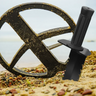 Stainless steel double serrated digger for metal detecting