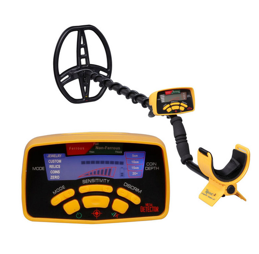 MD-6350 metal detector with three search modes