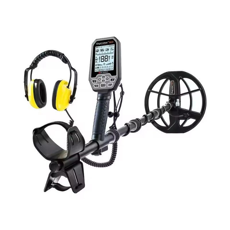 S63 Multi-Frequency Metal Detector — Fully Waterproof, 4 Search Modes, Rechargeable