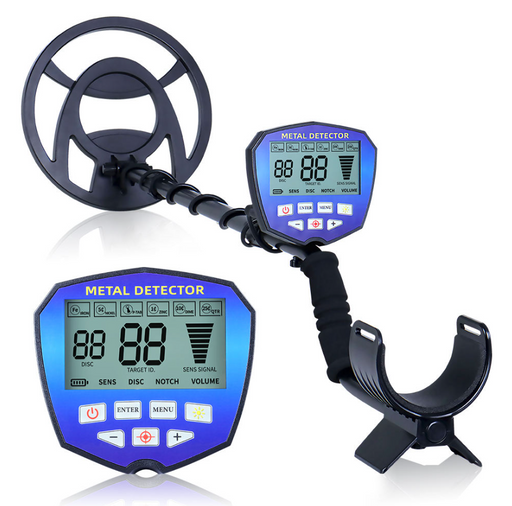Digital metal detector with LCD target ID display – view 2 of 4